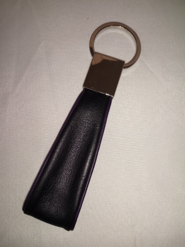 Schlüsselanhänger mit Ring, Echtes Leder, Schlüsselsack, Schlüsseletui,