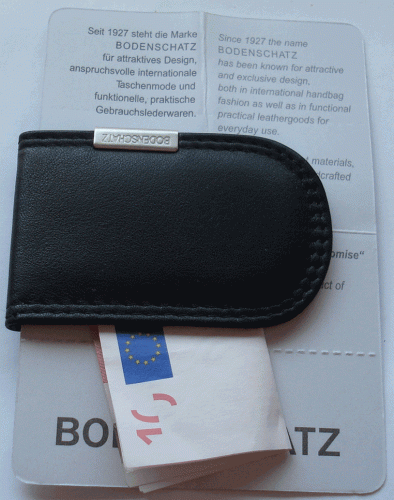Notizhalter  /  Dollarclip mit Magnetverschluss