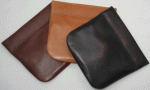 Schlüsselschnapper, Echtes Leder, Schlüsselmäppchen mit Feder,